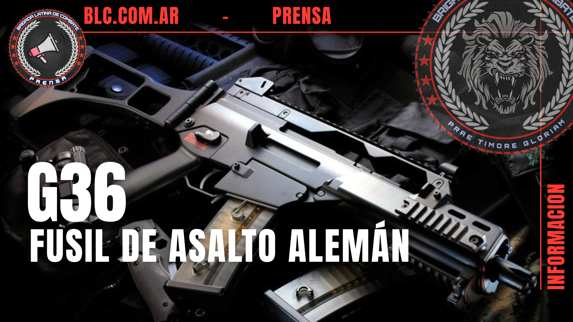 Briganews G36: El fusil de asalto alemán que marcó una era