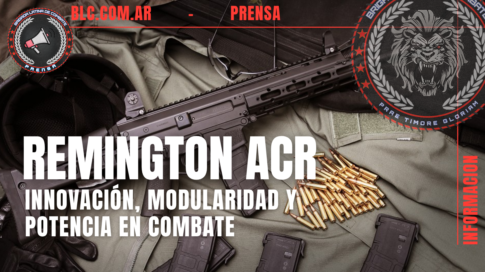 Briganews Remington ACR: Innovación, Modularidad y Potencia en Combate