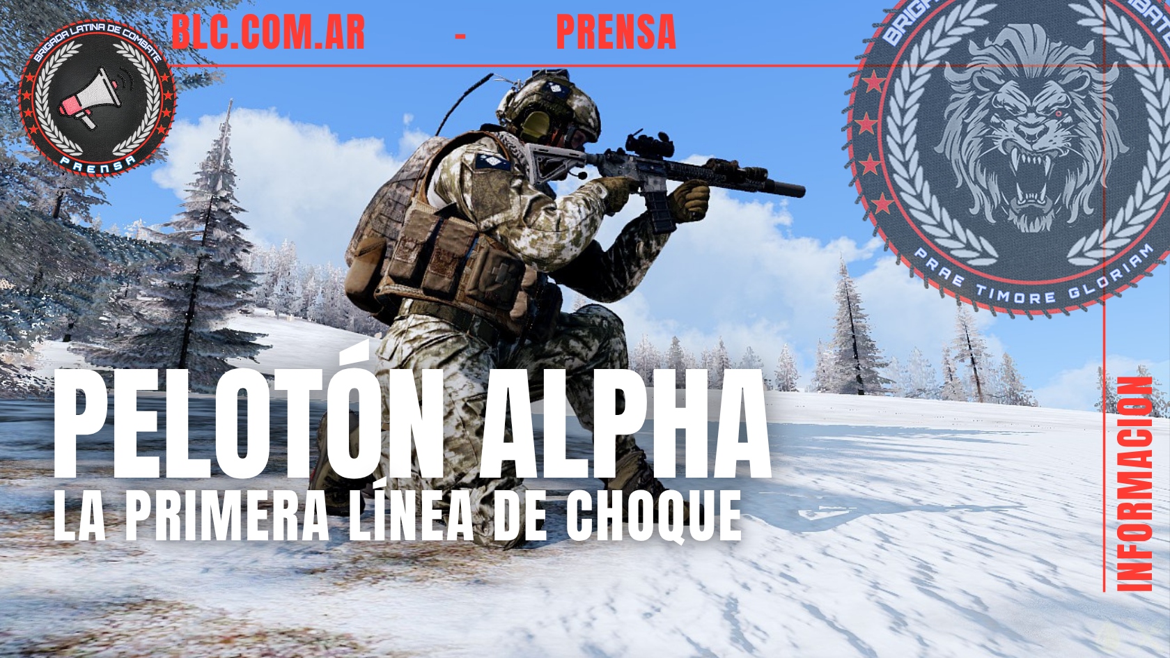 Briganews Pelotón Alpha: la primera línea de choque en la Brigada Latina de Combate
