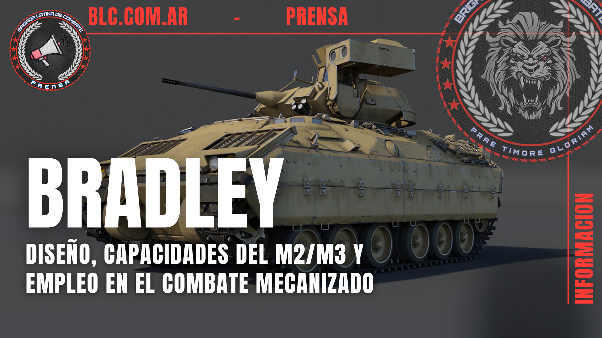 Briganews Bradley: diseño, capacidades del M2/M3 y empleo en el combate mecanizado