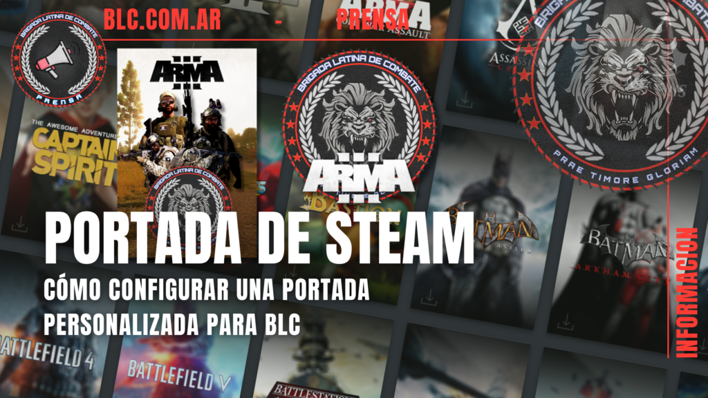 Cómo configurar una portada personalizada para Arma 3 en Steam blc blog porta 3