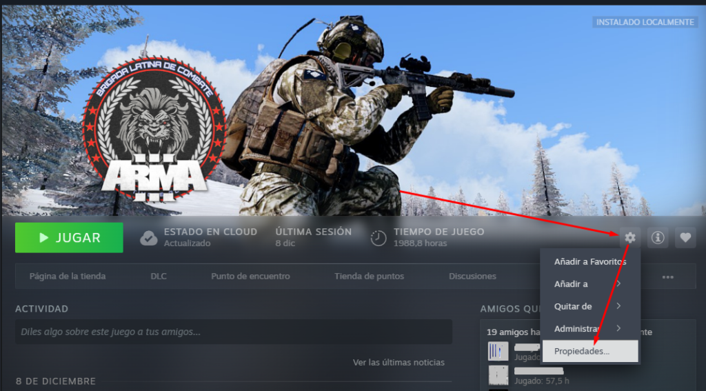 Cómo configurar una portada personalizada para Arma 3 en Steam image